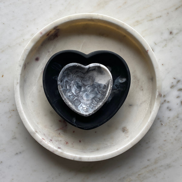 Heart Jewellery Dish | Black