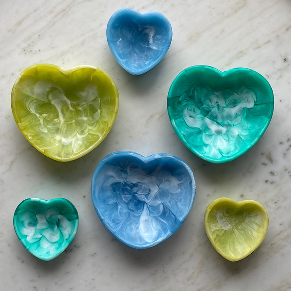 Heart Jewellery Dish | Blue
