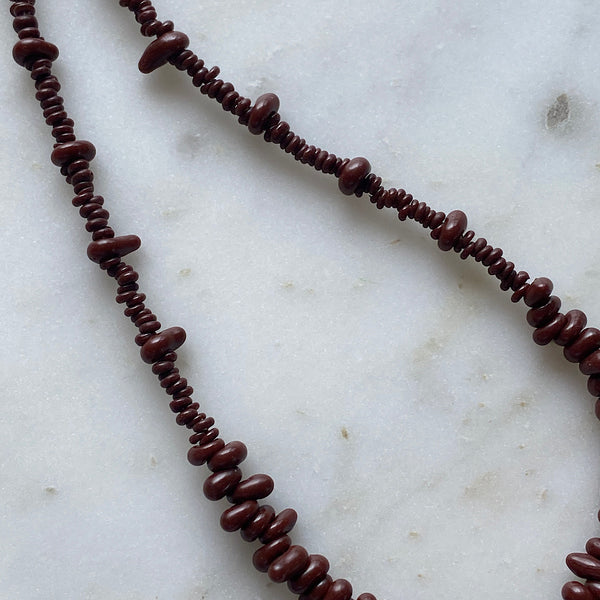 Maile Necklace | Chocolate