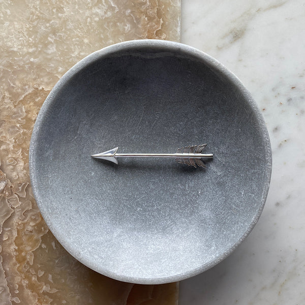 The Arrow Brooch | Silver Plate