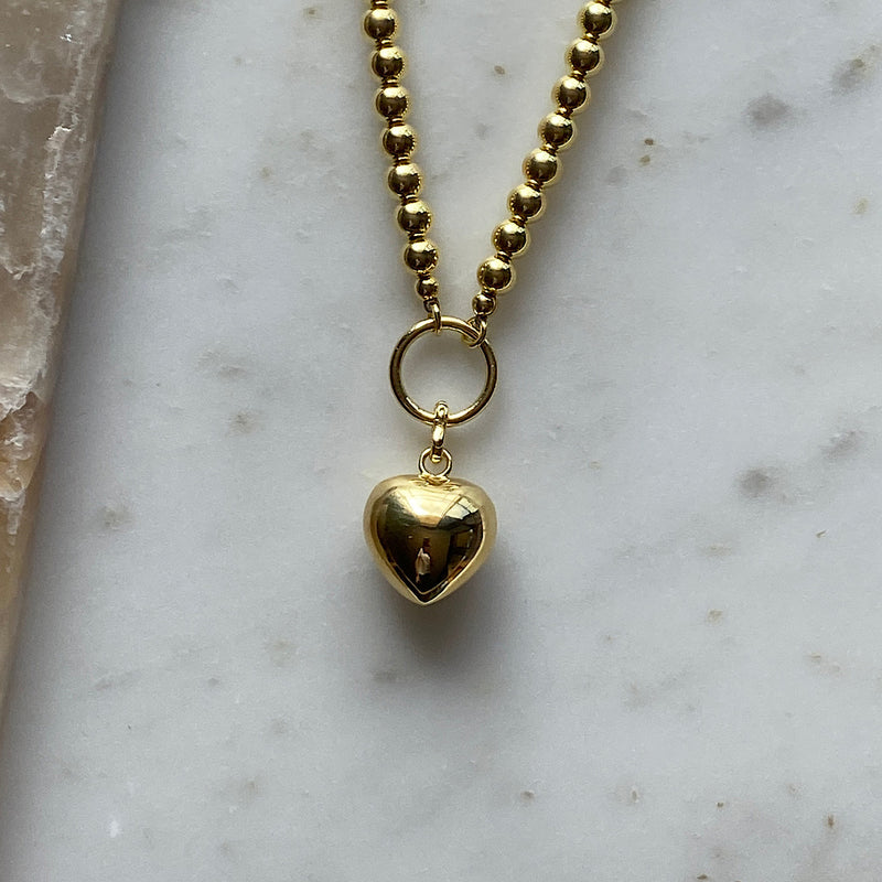 Charm Ball Necklace | Gold Plated