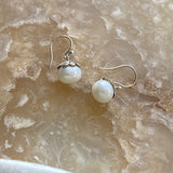 Pearl Clover Drop Earrings