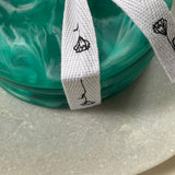 Set 4 Resin Coasters | Emerald