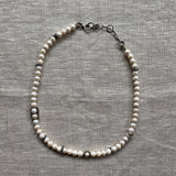 Pearl Necklace | Oxidised