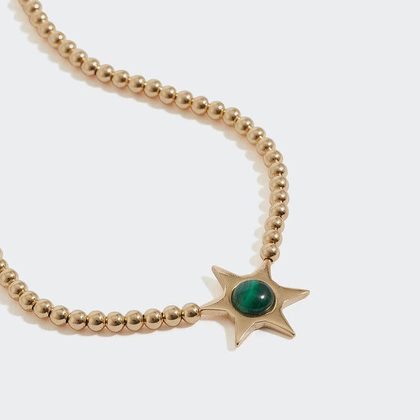 Malachite Star Necklace