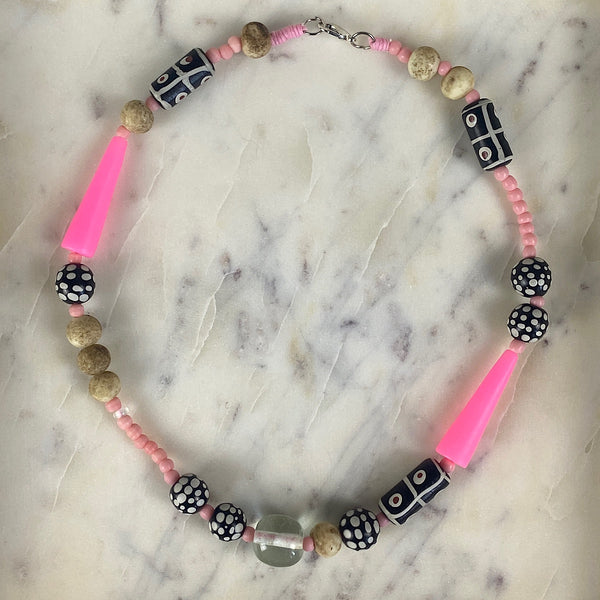Bedrock Necklace | Pink