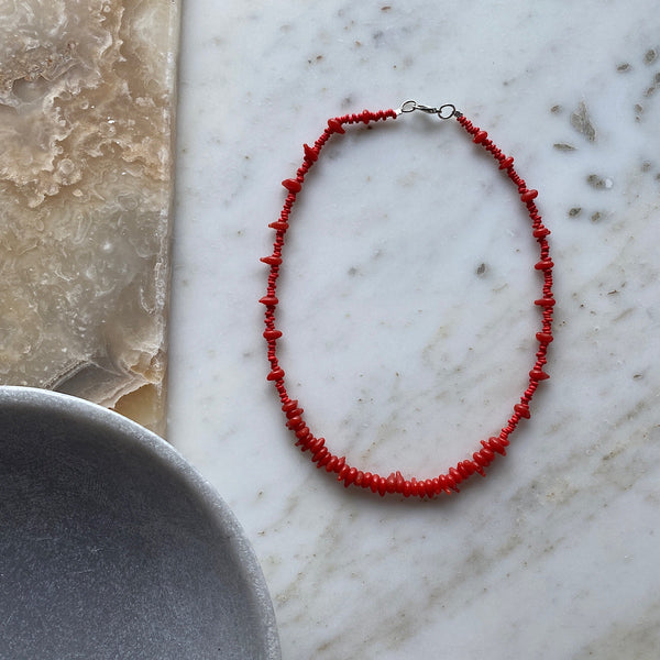 Maile Necklace | Red