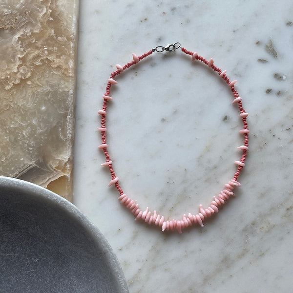 Maile Necklace | Pink
