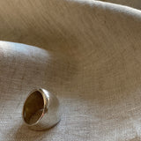 Modern Dome Silver Ring