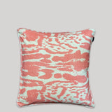 Ocelot Cotton Velvet Cushion Cover | Watermelon & Maple