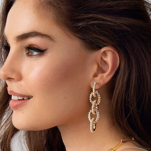 Mondello Earrings | Pearl