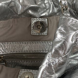 Small Coco Bag | Silver Foil Nappa