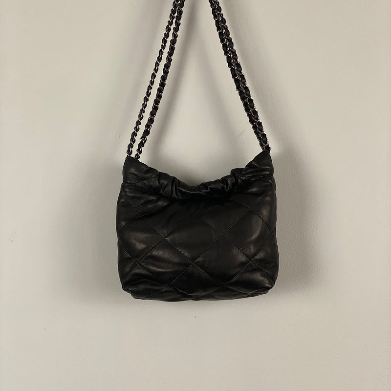Small Coco Bag | Black Nappa