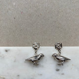 Save The Bird Earrings | Silver